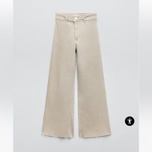 Zara Marine High Waisted Straight Pant